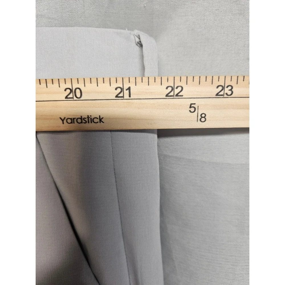 Stafford Mens Classic Fit Dress Pants Light Gray Performance Stretch 44x32